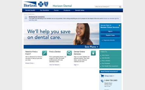 Horizon Dental - Horizon Blue Cross Blue Shield