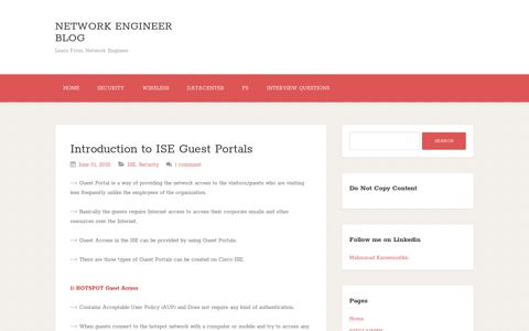 Introduction to ISE Guest Portals ~ Network Engineer Blog
