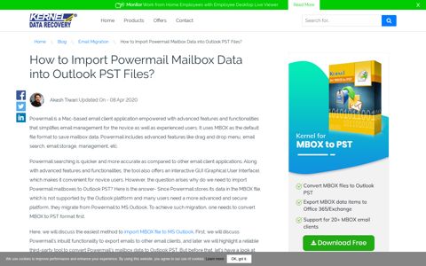 How to Import Powermail Mailbox Data into Outlook PST Files?