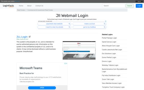 Jll Webmail - JLL Login - LoginFacts