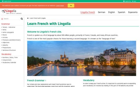 Learn French with Lingolia