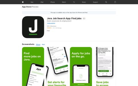 ‎Jora Job Search App: Find jobs on the App Store