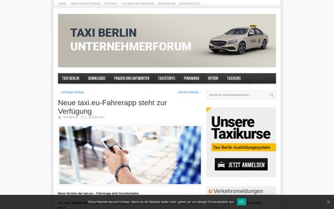 Neue taxi.eu-Fahrerapp Version 3.7.3.34 steht zur Verfügung ...