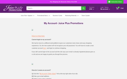 Juice Plus Promotions-My Account – Juice Plus+ Promotions