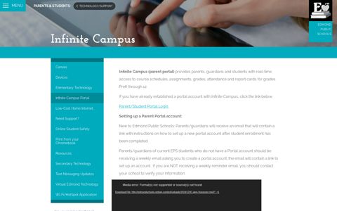 Infinite Campus Portal – Edmond Public Schools