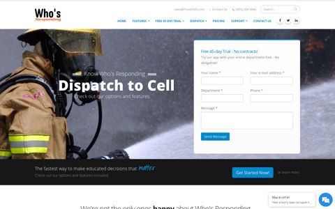 Who's Responding: Dispatch to Cell Phone - Fire, EMS, Police ...