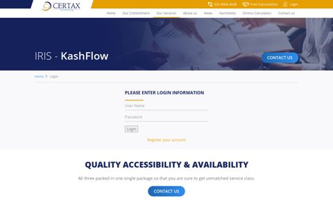 KashFlow Login For Accountants | Certax Accounting London