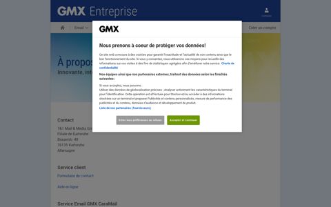 Messagerie et webmail gratuits chez GMX – Inscrivez–vous ...