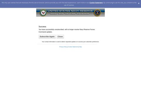 Navy Reserve Forces Command - com.govdelivery.public