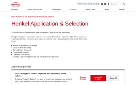 Application & Selection - Henkel