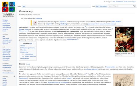 Gastronomy - Wikipedia