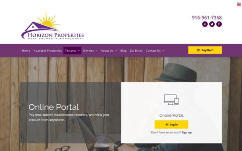 Tenant Portal | Horizon Properties | Sacramento, California