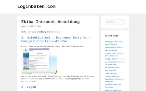 Ekiba Intranet - Meinekiba.Net - Das Neue Intranet ...