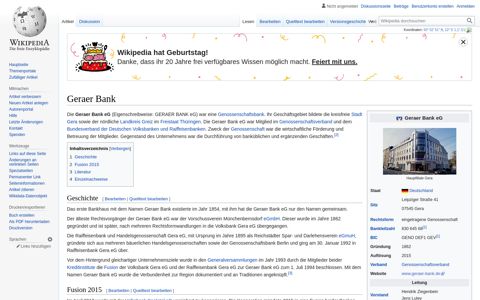Geraer Bank – Wikipedia