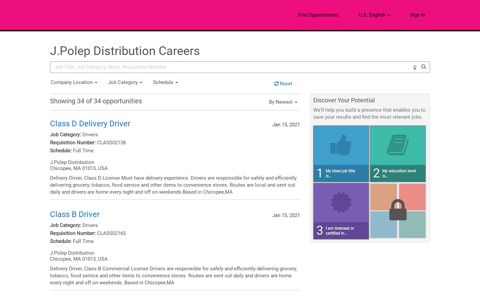 J.Polep Distribution Careers - My Job Search