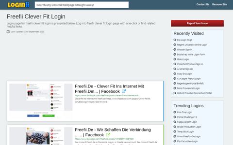 Freefii Clever Fit Login - Loginii.com