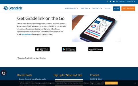 Gradelink Student/Parent Mobile App | Gradelink