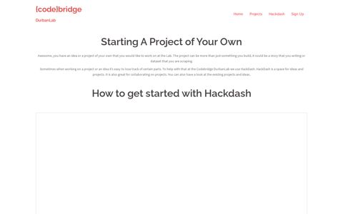Project of your own | {code}bridge