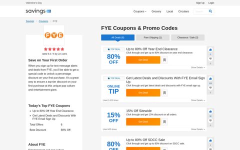 70% Off FYE Coupons, Promo Codes & Deals 2020 - Savings ...