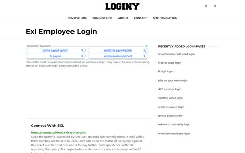 Exl Employee Login ✔️ One Click Login - loginy.co.uk