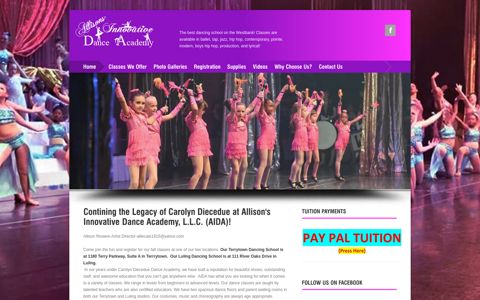 Allison's Innovative Dance Academy, LLC. Director-Allison ...