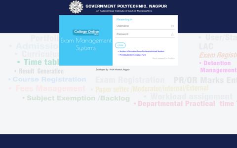 Login - Government Polytechnic Nagpur