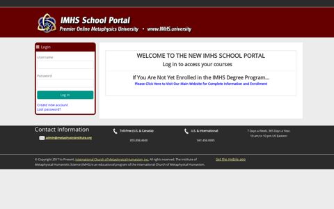 IMHS Student Portal 2