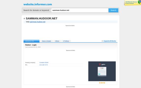 samman.hudoor.net at WI. Hudoor - Login - Website Informer
