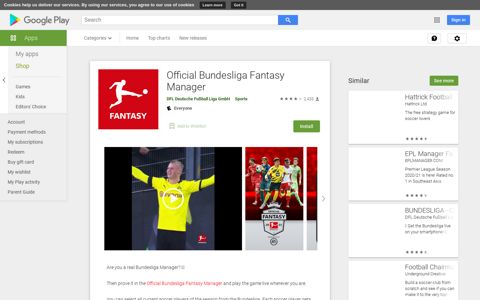 Official Bundesliga Fantasy Manager - Apps on Google Play