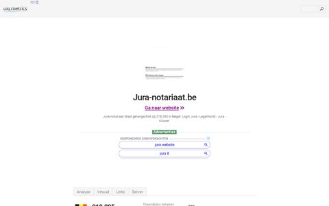 www.Jura-notariaat.be - Login Jura - LegalWorld