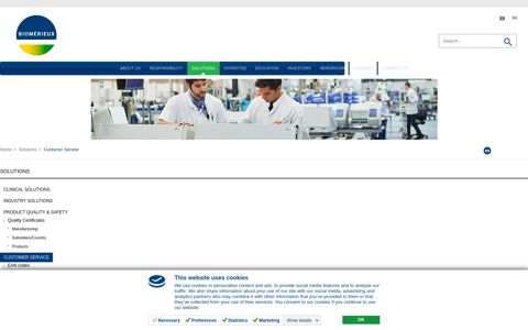 Customer Service | bioMérieux Corporate Website
