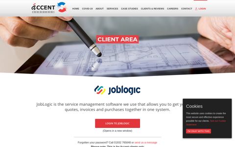 Client Login - Accent Services