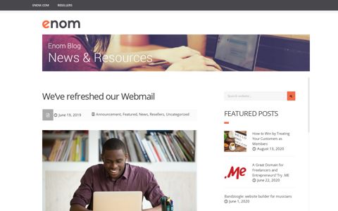 We've refreshed our Webmail - Enom BlogEnom Blog |