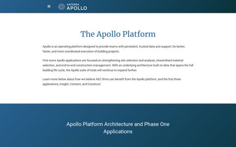 Apollo Platform - Apollo | Construction Software - Katerra