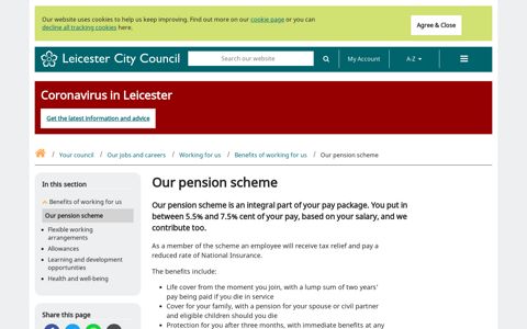 Our pension scheme - Leicester City Council