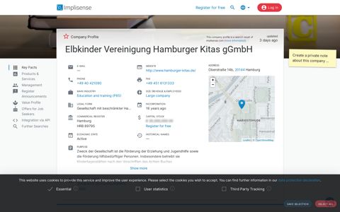 Elbkinder Vereinigung Hamburger Kitas gGmbH | Implisense