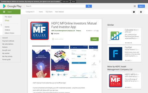 HDFC MFOnline Investors: Mutual Fund Investor App – Apps ...