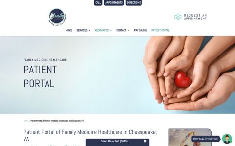Patient Portal of Family Medicine Healthcare in Chesapeake, VA