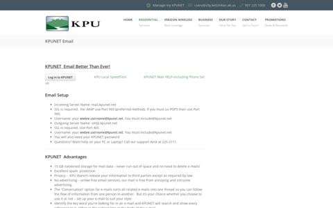 KPU Email Services | Ketchikan, AK