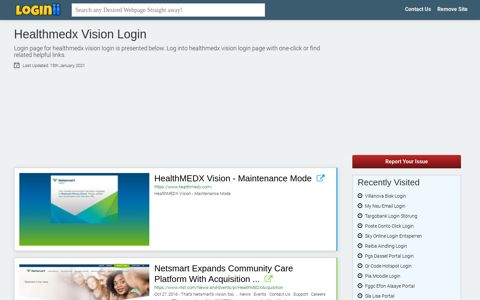 Healthmedx Vision Login - Loginii.com
