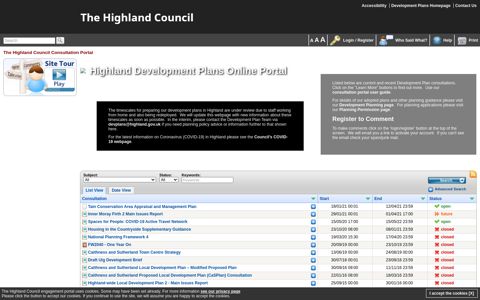 The Highland Council Consultation Portal