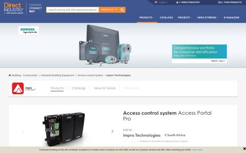 Access control system - Access Portal Pro - Impro Technologies