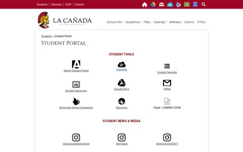 Student Portal - La Cañada High School