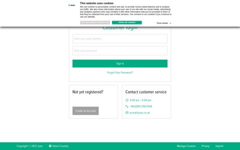 Customer Login | portal.juzo.com