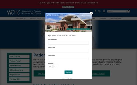 Patient Portal - Washington County Hospital