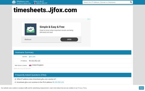 ▷ timesheets.Jjfox.com : TMS System - Login - jjFOX Website