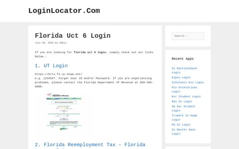 Florida Uct 6 Login - LoginLocator.Com