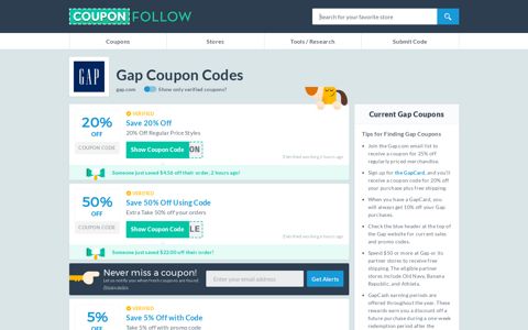 Gap.com Coupon Codes 2020 (60% discount) - December ...