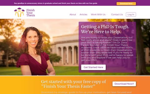 Finish Your Thesis
