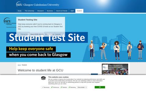 student life at GCU - Glasgow Caledonian University